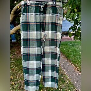Men’s Old Navy Match the Fam Plaid Flannel Pant Christmas Holiday Pajamas L